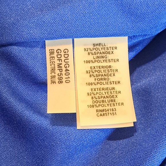 Guess Blue Sleeveless Dress - Picture 9 of 9